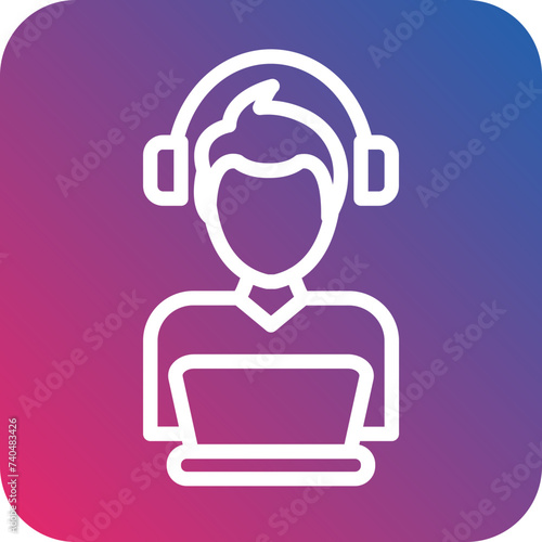 Relax Work Icon Style