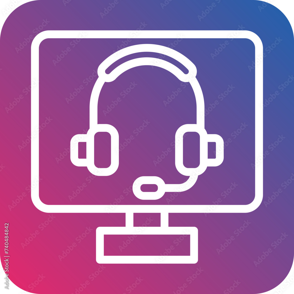 Online Support Icon Style Online Support Icon Style