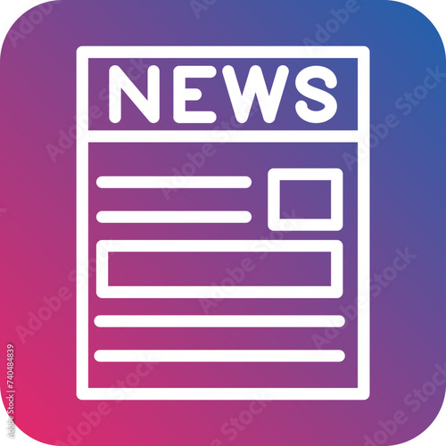 News Headline Icon Style