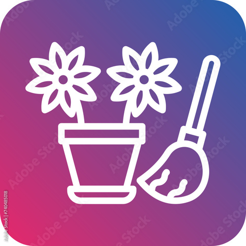 Spring Cleaning Icon Style