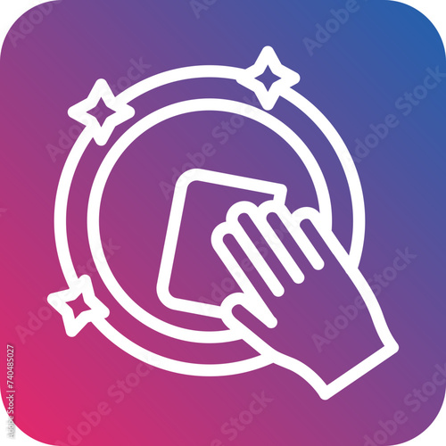 Wash Dishes Icon Style