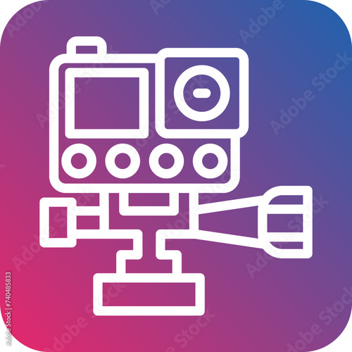 Action Camera Icon Style