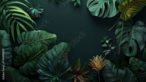 similar. almost the same, tropical leaves. high quality photo