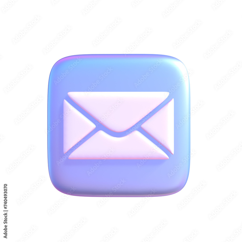 Dynamic 3D Email Icon Messaging in Depth Dynamic 3D Email Icon Messaging in Depth