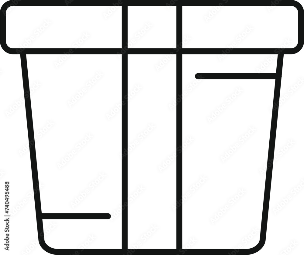 Card gift box icon outline vector. Offer party. Happy parcel festivity Card gift box icon outline vector. Offer party. Happy parcel festivity