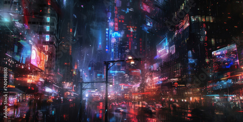 The city seemed to breathe and pulse with life the streets teeming with a constant flow of people and activity. Even at night the lights of buildings and neon signs danced