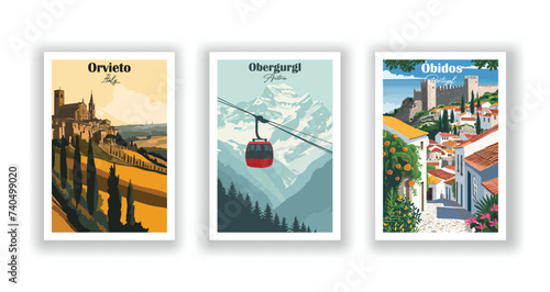 Tableau sur toile Obergurgl, Austria