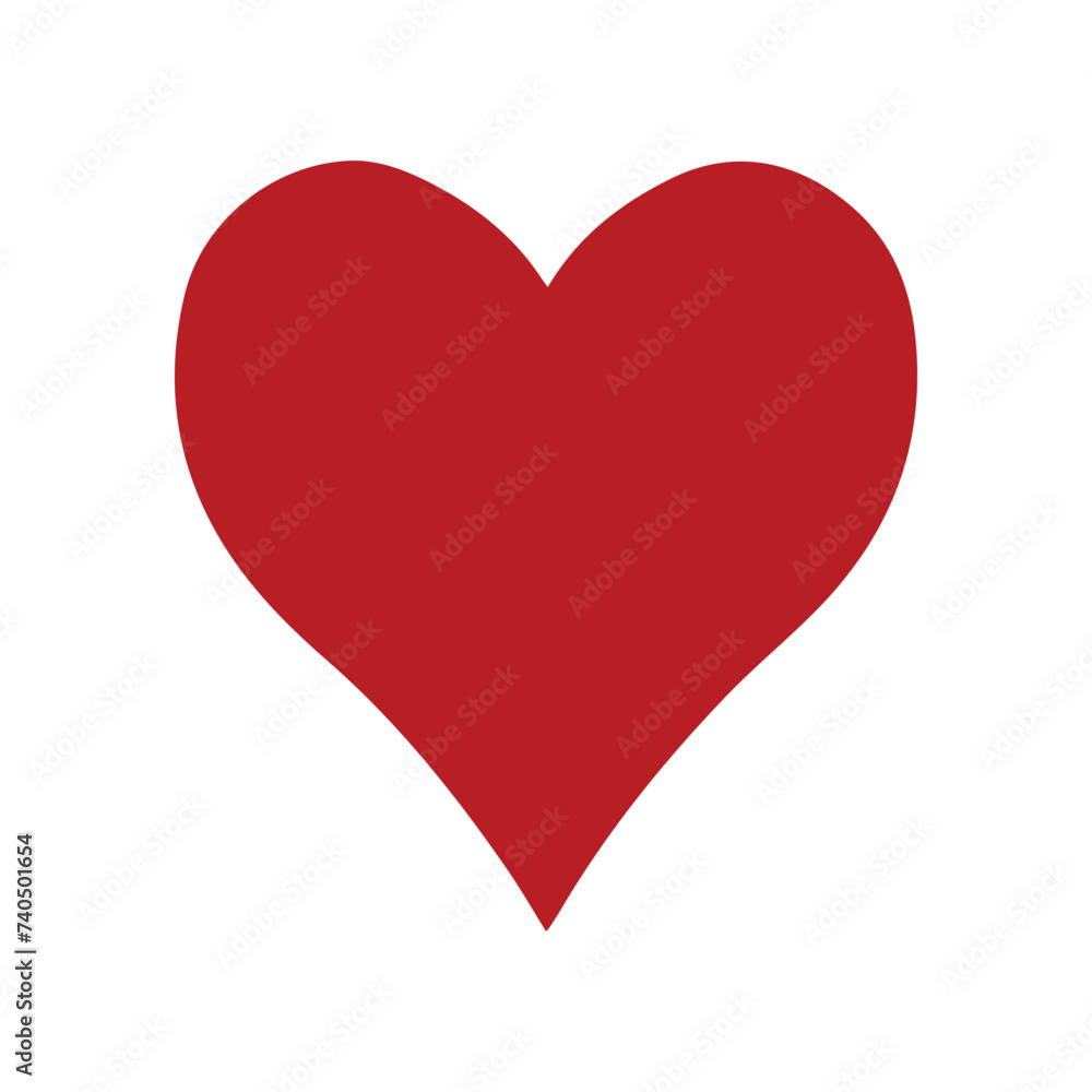 Ornamental artistic valentine heart vector silhouette.