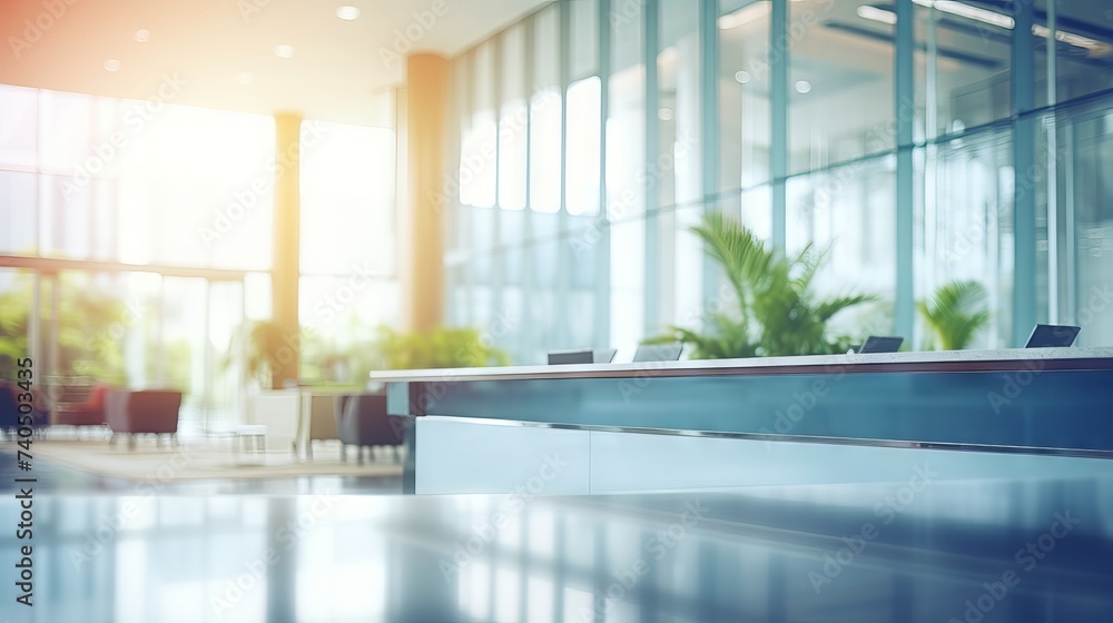 Blurred business office background: lobby reception hall or meeting room interior with soft light filtering through glass wall windows
Blurred business office background: lobby reception hall or meeting room interior with soft light filtering through glass wall windows