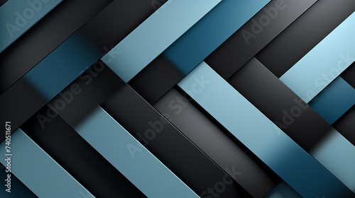 Striped Geometric Pattern. Seamless Vector Background