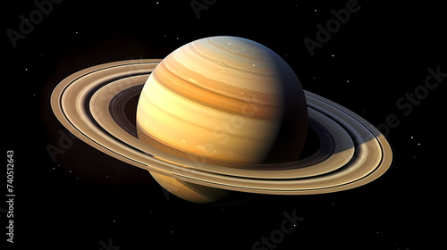 Stunning winning photo of Saturn s ring towers  concept of planetary rings