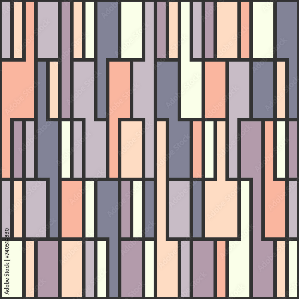Seamless pattern of vertical lines. Color design of texture, textiles, clothing, packaging and creative idea