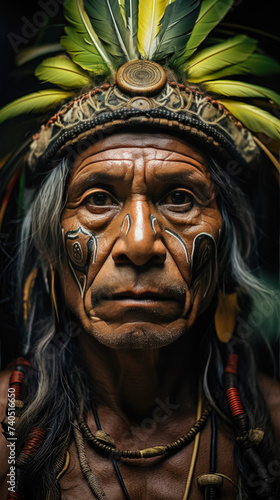 The portraits of indigenous tribes in the Amazon rainforest capture intimate moments that convey a deep emotional connection to their heritage. The images reveal the pride, resilience, and unique cult