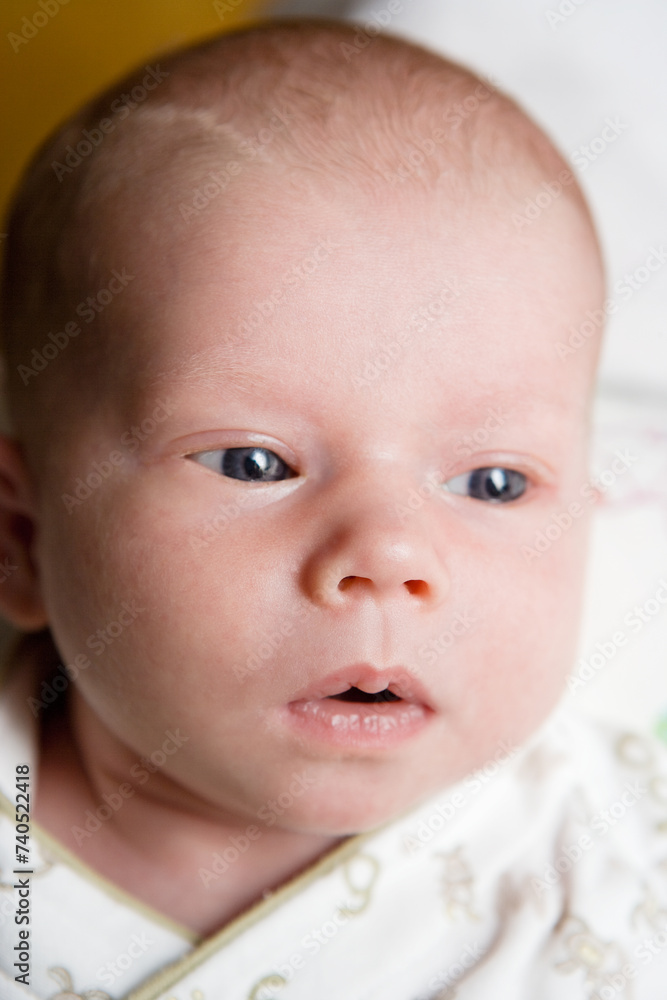 Portrat of a newborn baby