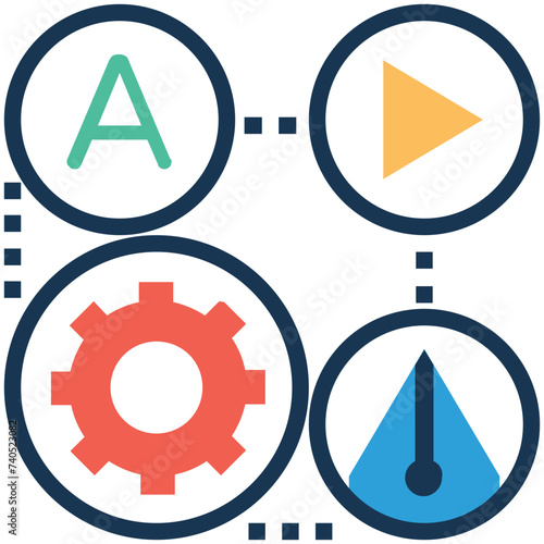 Wallpaper Mural An icon of content flat design  Torontodigital.ca