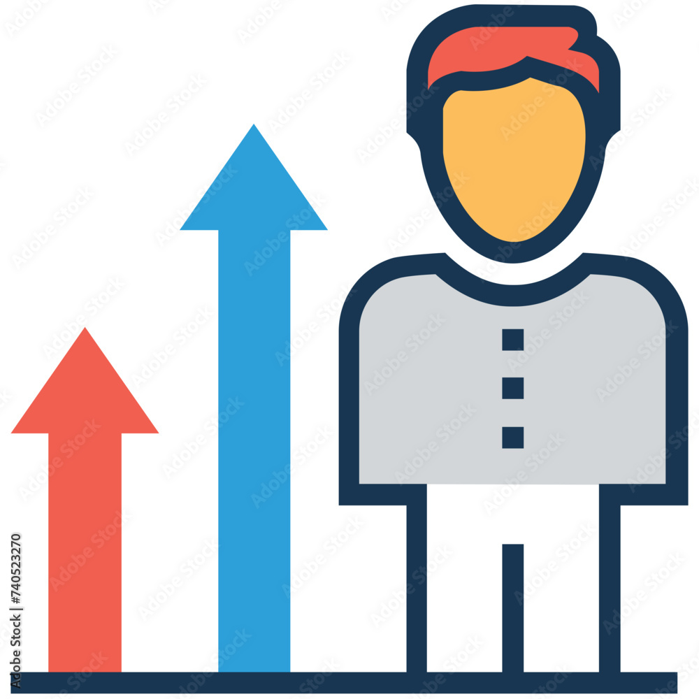An effective icon in flat vector An effective icon in flat vector