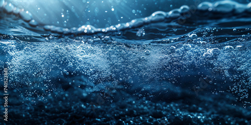 Water Droplet Water Surface Water Wave Background, Original Water Wave Shading Background