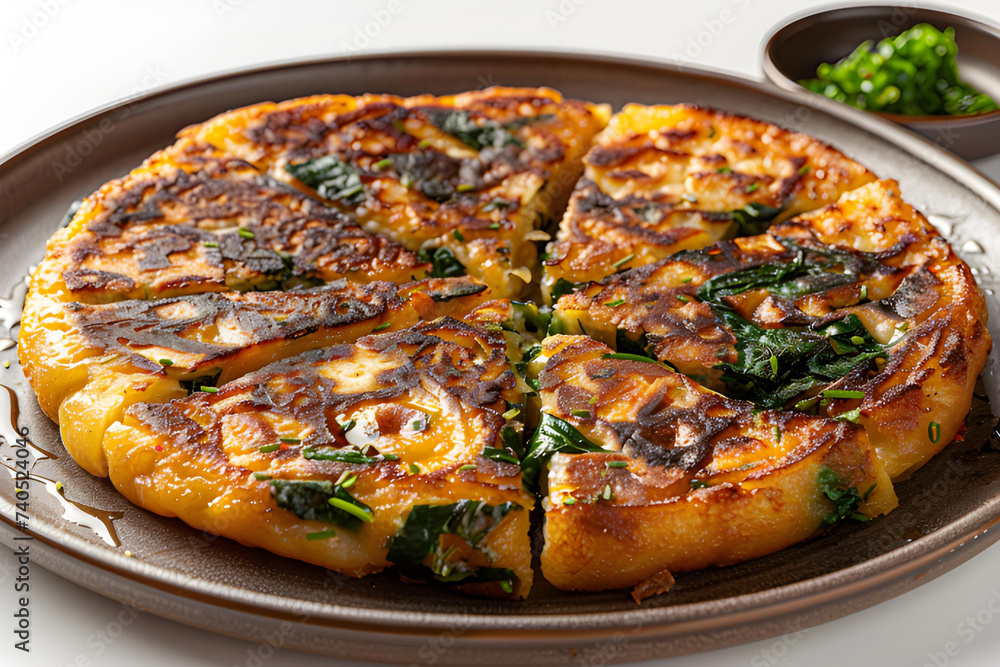 Pajeon isolated on white background
Pajeon isolated on white background