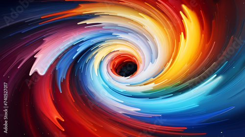 Abstract swirl  futuristic background and wave surface glow  wallpaper and digital art