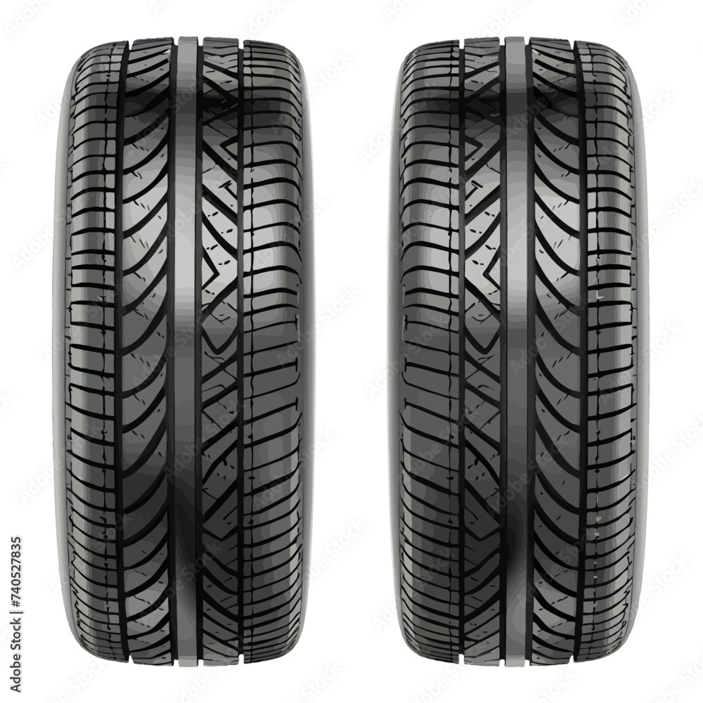 Vector tire marks texture with grunge effect, splashes. Black monochrome tread prints Generative Ai Vector tire marks texture with grunge effect, splashes. Black monochrome tread prints Generative Ai