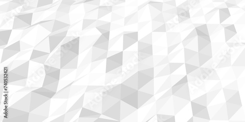 Low polygon shapes, light gray crystals background, triangles mosaic, creative origami wallpaper, templates vector design