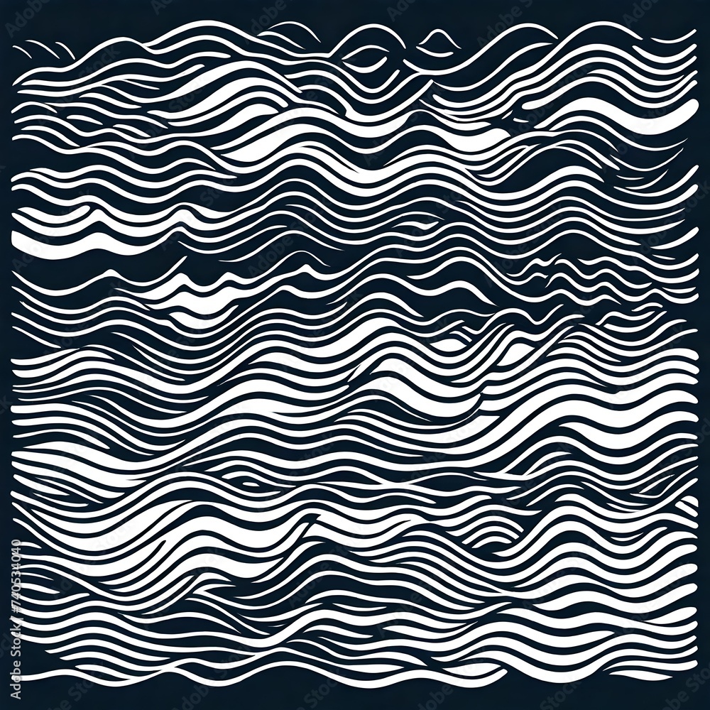 Waves line set. Waves collection outline collection. Vector illustration6 Waves line set. Waves collection outline collection. Vector illustration6