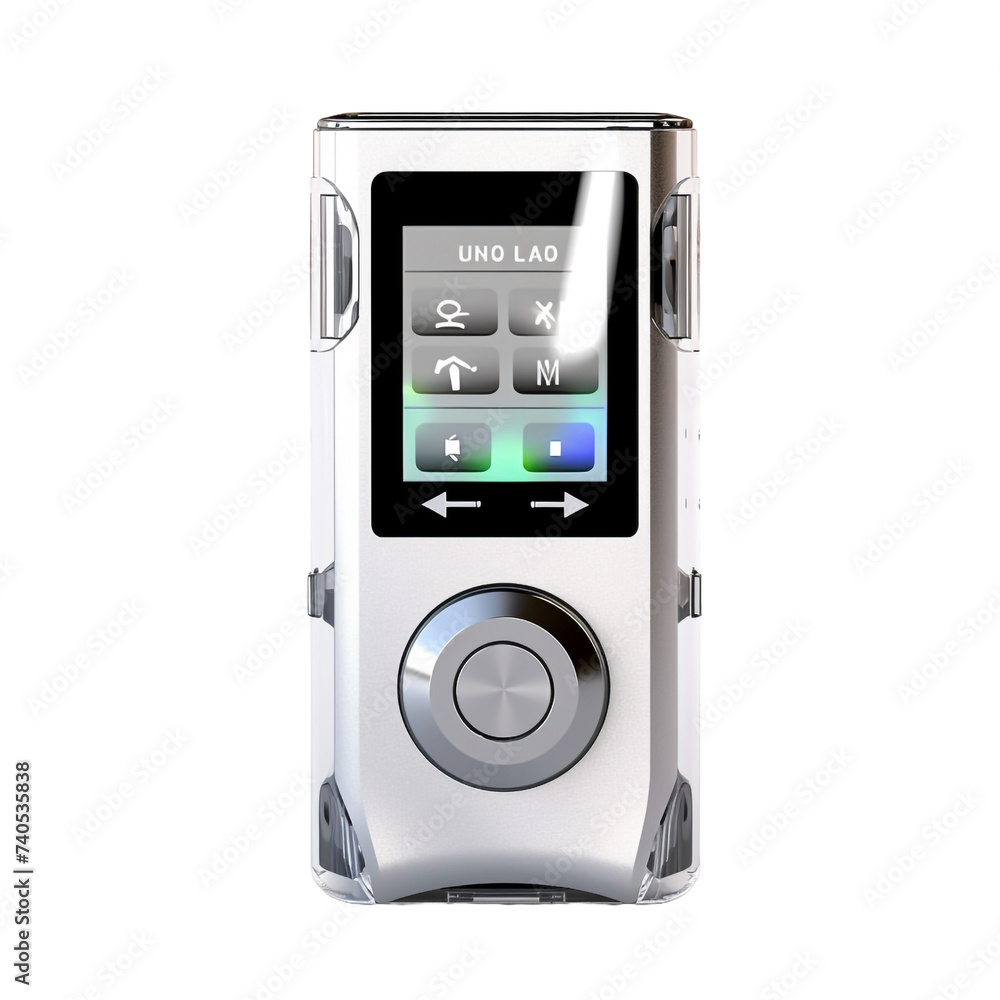 MP3 player isolated on transparent background MP3 player isolated on transparent background