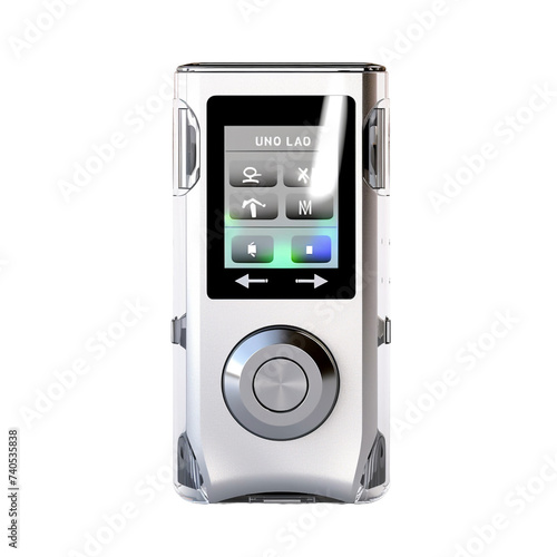 Obraz na płótnie MP3 player isolated on transparent background