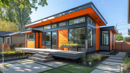 Embracing the tiny living movement this urban infill home offers a sustainable and affordable housing option without sacrificing style and convenience.
