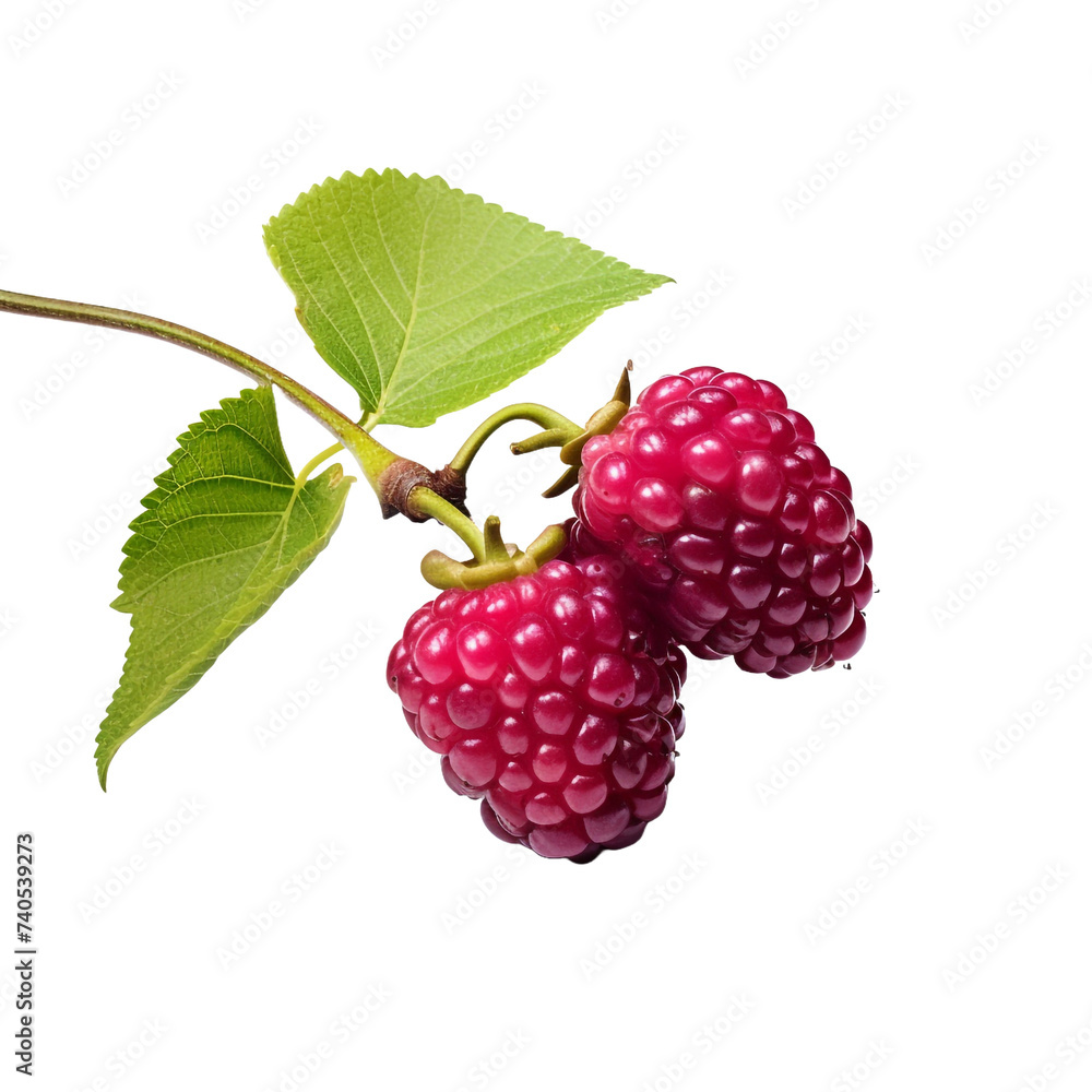 Mulberry isolated on transparent background Mulberry isolated on transparent background