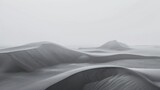 Desert Veiled in Gray captures the stark beauty of a minimalist landscape photography    
