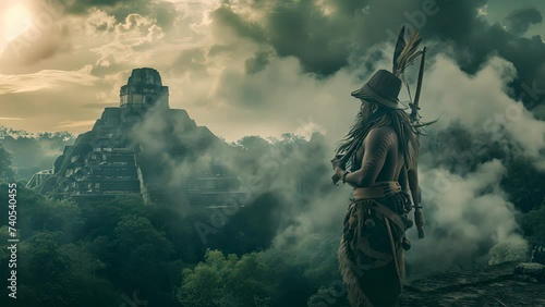 The Maya civilization was a Mesoamerican civilization that existed from antiquity to the early modern period. photo