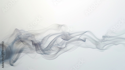 Whisper-thin smoke trails meandering across a white expanse, capturing the essence of ephemeral beauty.