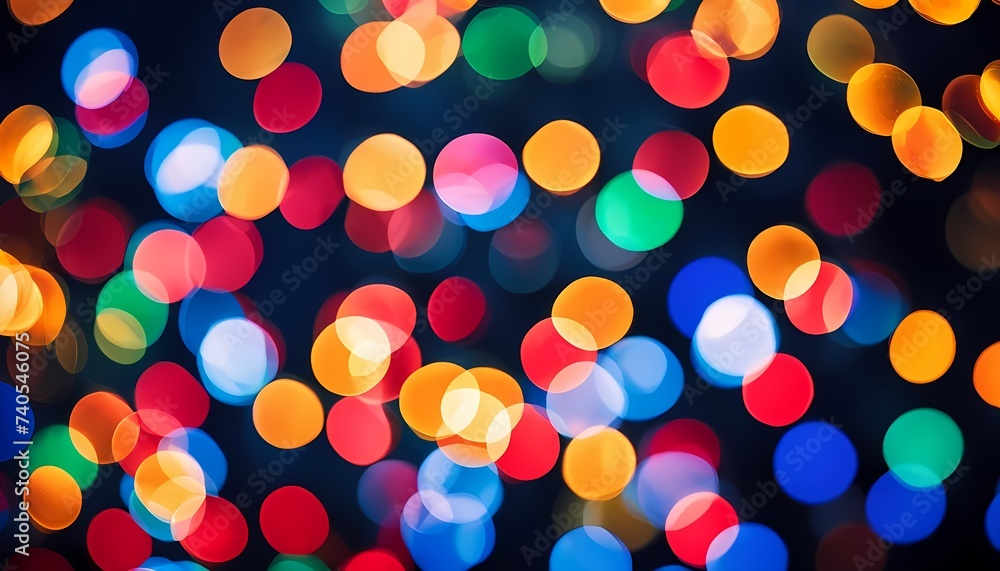 Bokeh background with lights