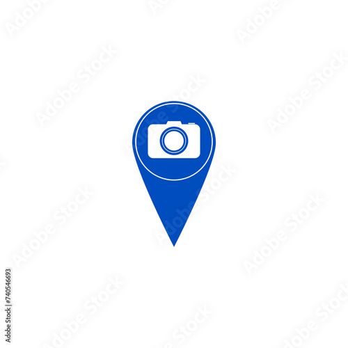Photo map pointer icon isolated on transparent background Free Download Photo map pointer icon isolated on transparent background - GFXLoad