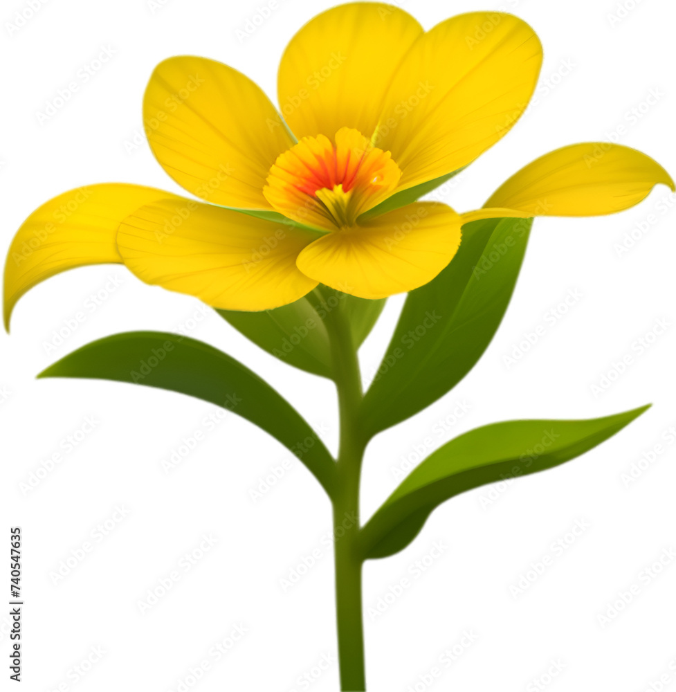 Primrose clipart. A cute Primrose flower icon.