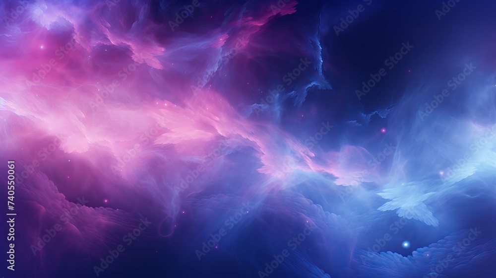 Neon Nebula, high resolution background for sci-fi and gaming related content