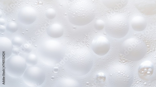 Soapsuds background with air bubbles abstract texture