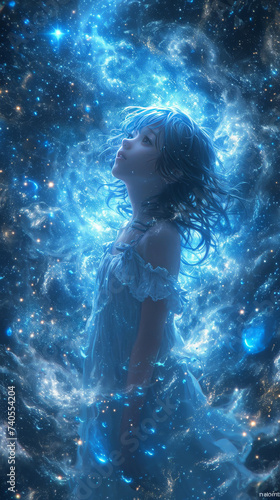 Galactic Dream: Android Girl in Outer Space  © Creative Valley