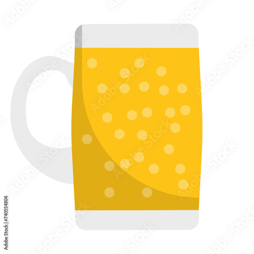Glass of beer line icon. Hops, foam, alcohol, belly, malt, drink, wine, bar, barley, yeast, water, hangover. Vector line icon for business and advertising