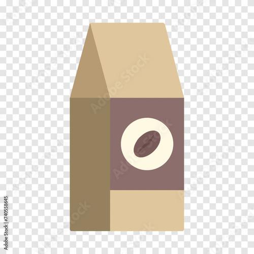 Bag of coffee beans line icon. Morning, aroma, milk, sugar, cheerfulness, breakfast, cappuccino, cup, caffeine, latte, Arabica, drinks. Vector line icon for business and advertising