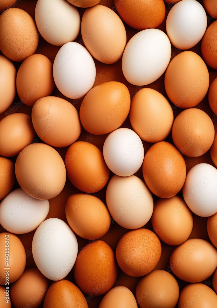 BIO fresh chicken eggs on green farm, food protein healthy food . Generative Ai. BIO fresh chicken eggs on green farm, food protein healthy food . Generative Ai.
