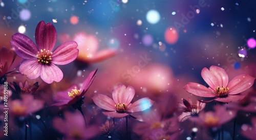 flowers wallpaper backgrounds for desktop  in the style of ethereal and dreamlike atmosphere