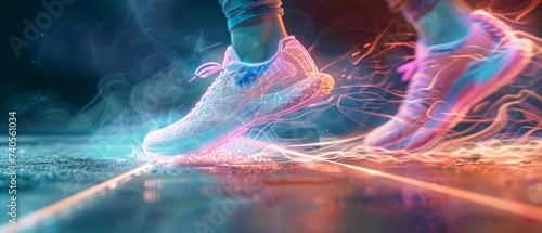 In the future, sneakers and graphics will play a key role in workouts, exercises, and balance for routine and training for marathons and well-being.