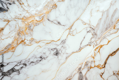 White golden marble texture background.