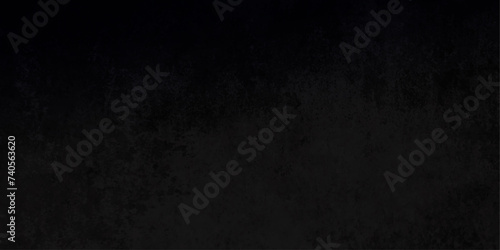 Black surface of blank concrete background painted grunge wall dust texture.decorative plaster ancient wall aquarelle stains paint stains iron rust AI format. 