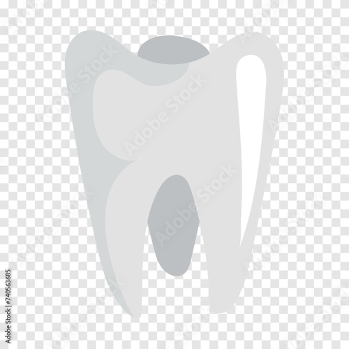 Tooth line icon. Dentist, fang, caries, root, gum, mouth, enamel, jaw, filling, doctor, dentist, paste, brush, nerve, dental floss. Vector line icon for business and advertising