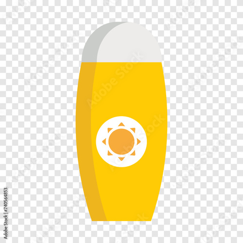 Sunscreen cream with restorative effect line icon. Summer, beach, ultraviolet, ray, vitamins, protection, relaxation, sea, sun, skin, travel, health. Vector line icon for business and advertising
