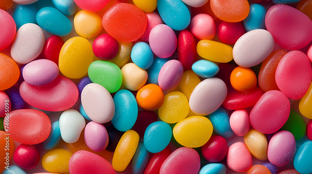 Many colorful candies Many colorful candies