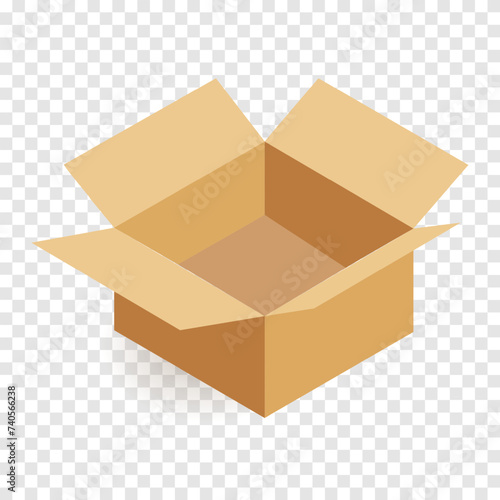 Open box line icon. Delivery, mail, surprise, packaging, cardboard, storage, for fragile goods, transportation, online shopping. Vector line icon for business and advertising